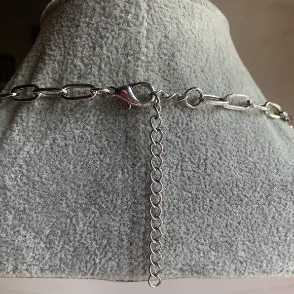 36"  Long Mixed Media Necklace - Gems Ceramic Wood Glass Stone Crystals - NWOT - Picture 9 of 10